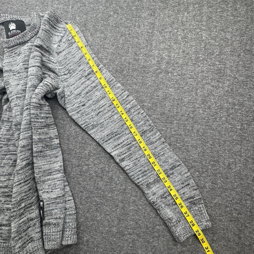 Alaskan Hardgear Merino Wool Knit Crewneck Sweater‎ Mens Sz XL Gray - Picture 7 of 15